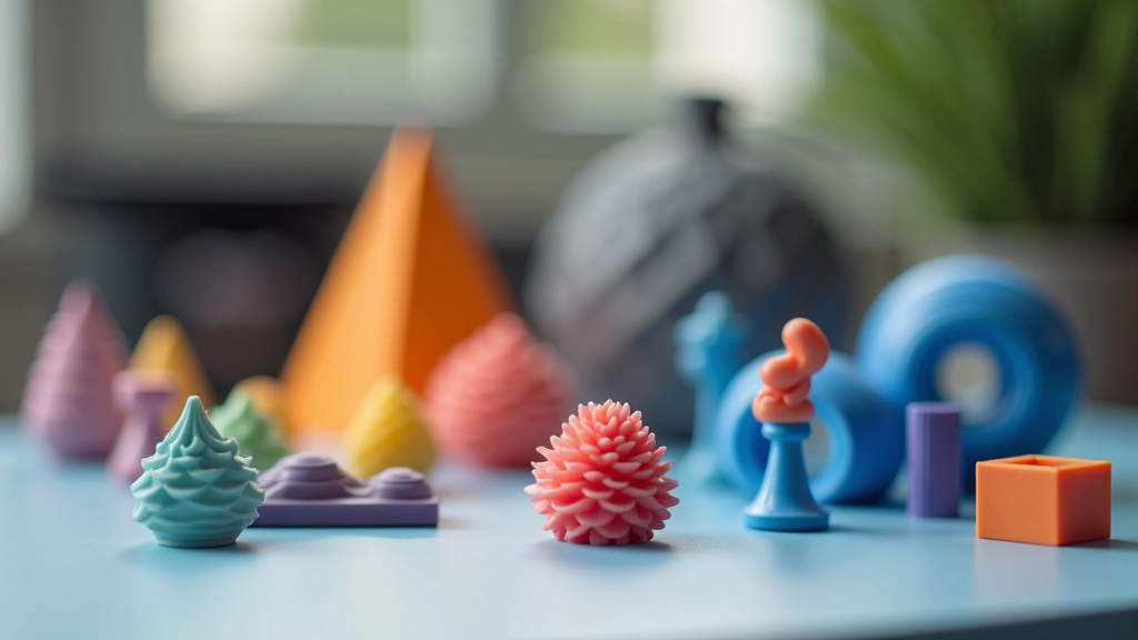 Pabeigti 3D drukāti produkti un prototipi dažādos materiālos